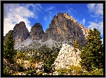 Włochy, Góry, Dolomity, Masyw Sassolungo