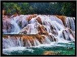 Wodospad, Agua Azul, Chiapas, Meksyk