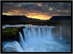 Wodospad, Islandia