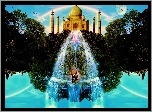 Wodospad, Tadż Mahal, Drzewa