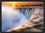 Wodospad, Niagara, Mg�a, Rzeka, Zach�d S�o�ca