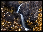 Skały, Wodospad Nellie Creek, Drzewa, Kolorado, Stany Zjednoczone