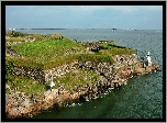 Morze, Wybrzeże, Fortyfikacje, Suomenlinna, Latarnia, Morska, Roslinność