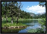 Jezioro, Wysepka, Góry