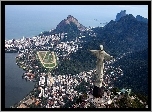 Brazylia, Rio de Janeiro, Miasto, Statua Chrystusa Zbawiciela, Wzgórza
