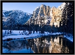 Dolina, Yosemite, National, Park, Kalifornia, USA, Zima