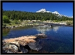 Stany Zjednoczone, Stan Kalifornia, Park Narodowy Yosemite, Rzeka, Kamienie, Góry