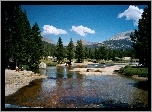 Stany Zjednoczone, Stan Kalifornia, Park Narodowy Yosemite, Rzeka Tuolumne River, Mielizna
