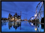Zameczek, Amusement, Valmontone, Włochy, Rzeka
