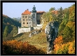 Zamek, Pieskowa, Skała, Maczuga, Herkulesa, Drzewa