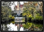 Zamek, Park, Mostek, Rzeczka