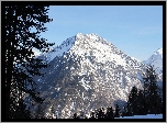 Zima, Góry, Alpy, Austria