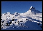 Zima, Góry, Śnieg, Damuls, Austria