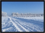 Droga, Zima, Śnieg