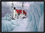Stany Zjednoczone, Stan Michigan, Latarnia morska Point Betsie, Muzeum Point Betsie Light, Zima