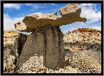 Formacje, Skały, Bisti Badlands, Nowy Meksyk, Stany Zjednoczone