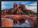 Czerwone, Skały, Cathedral Rock, Sedona, Arizona, Stany Zjednoczone