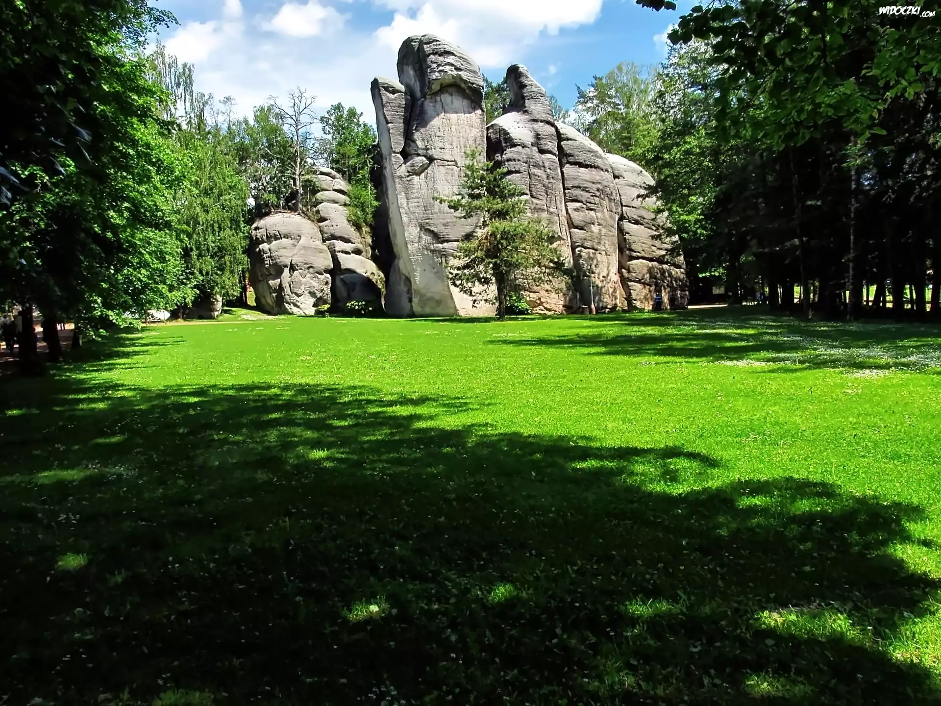 Czechy, Adrspach, Skały