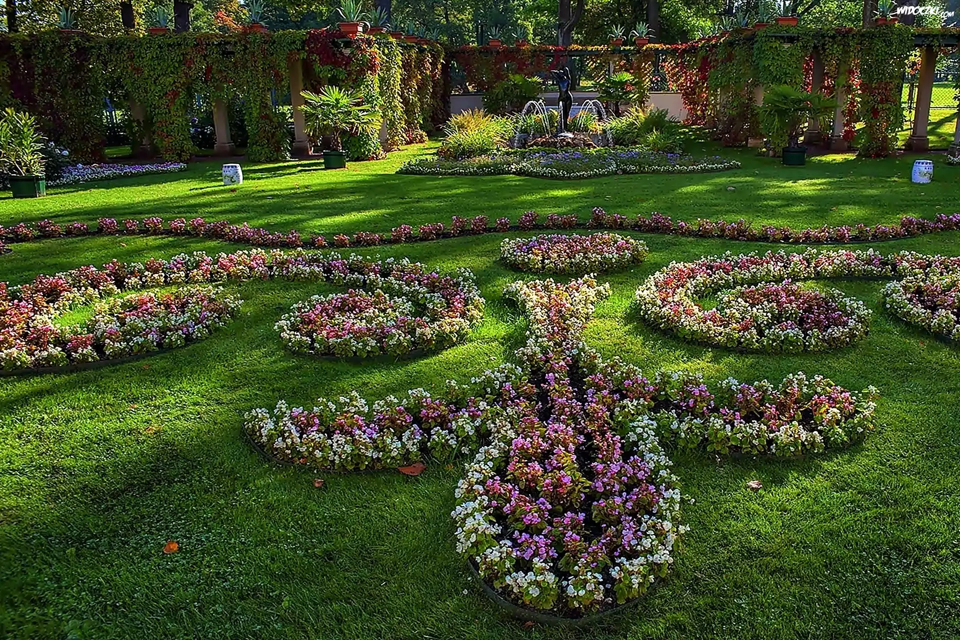 Park, Aleksandrowski, Arkada, Fontanna, Gazony, Kwiatowe, Puszkin