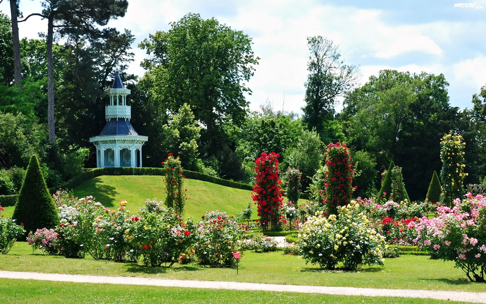 Park, Bagatelle, Paryż