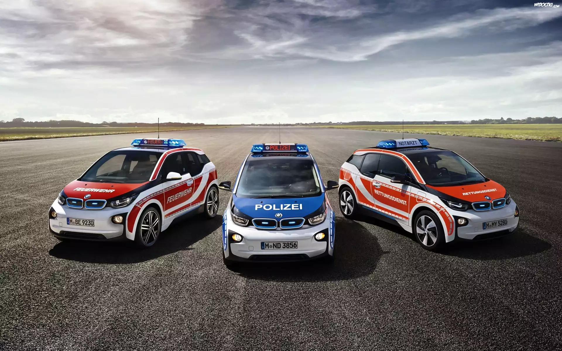 BMW i3, Strażacki, Policyjny, Ambulans, 2016