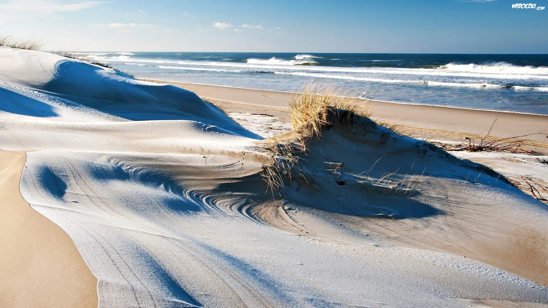 Brzeg, Morze, Piasek, Plaża