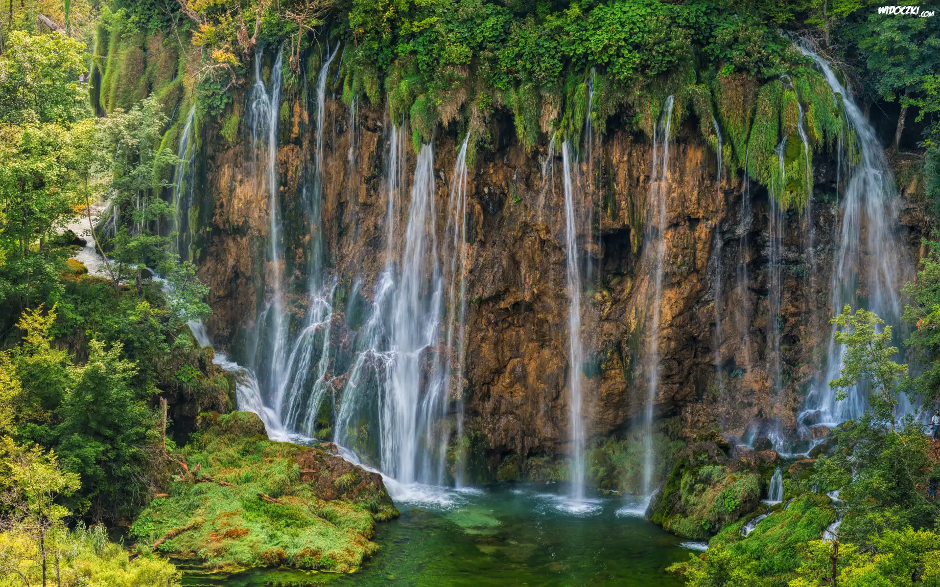 Chorwacja, Plitvice, Park Narodowy Jezior Plitwickich, Wodospad Galowacki Buk