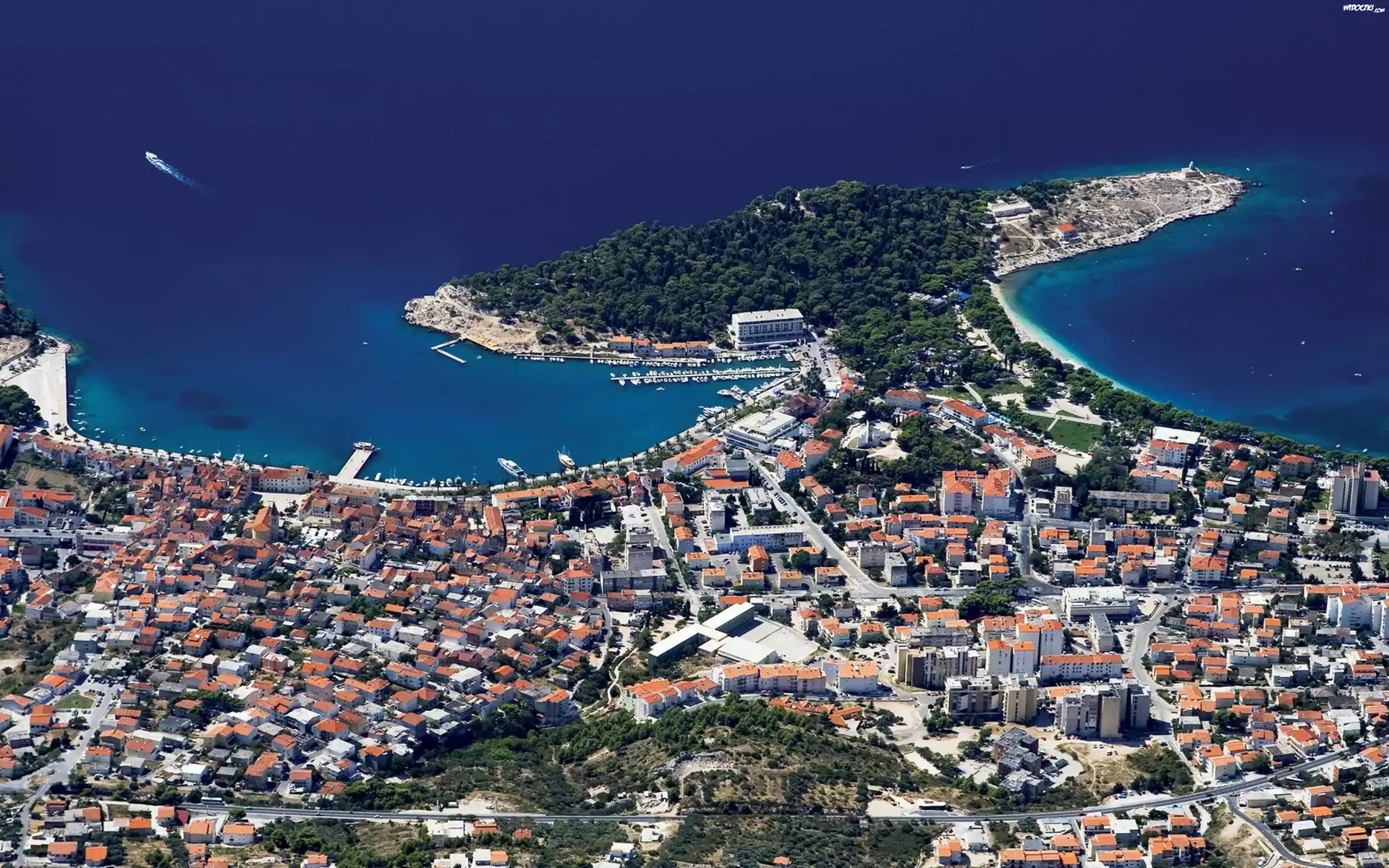 Chorwacja, Panorama, Miasta, Morze