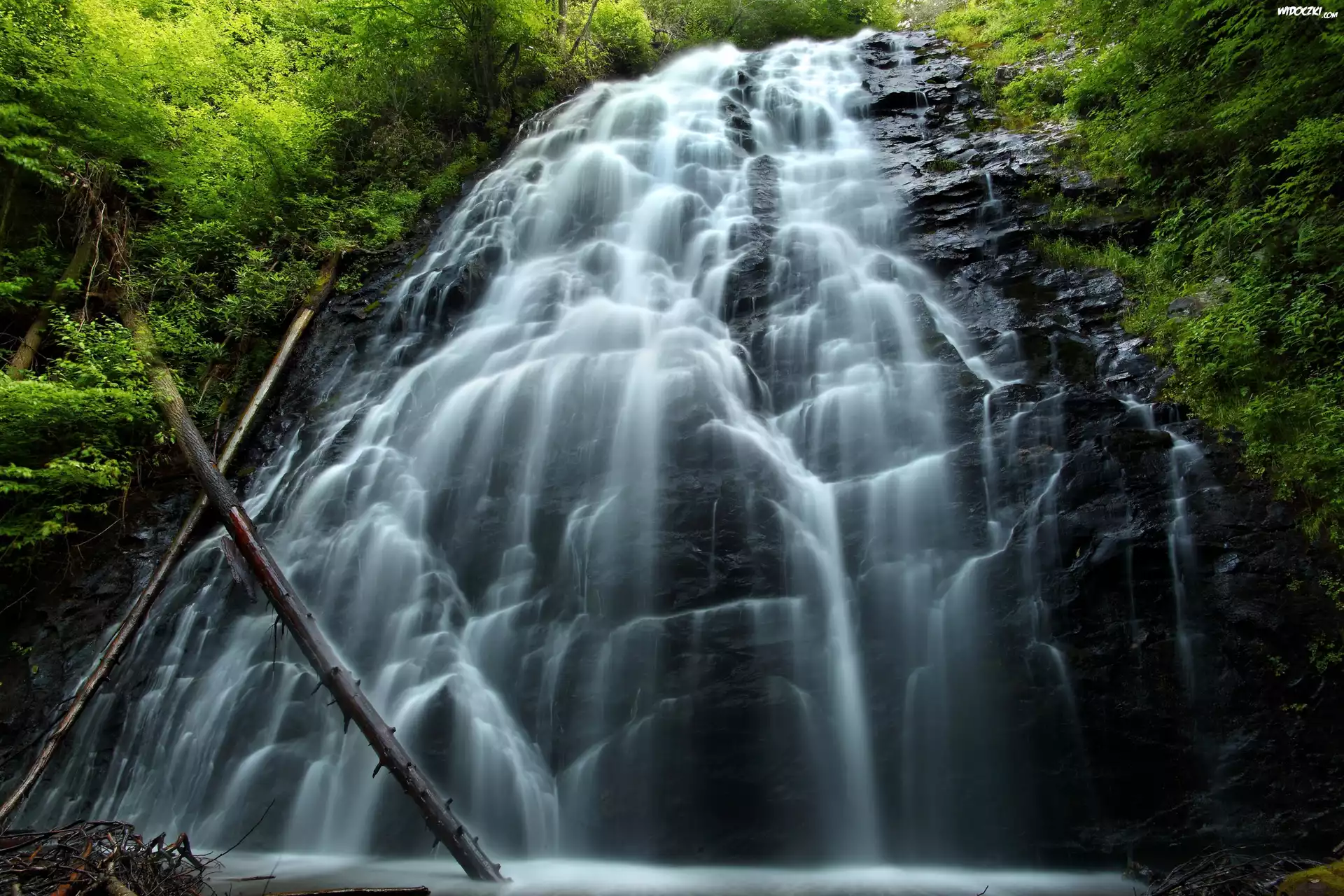 Wodospad Crabtree Falls, Stan Wirginia, Stany Zjednoczone