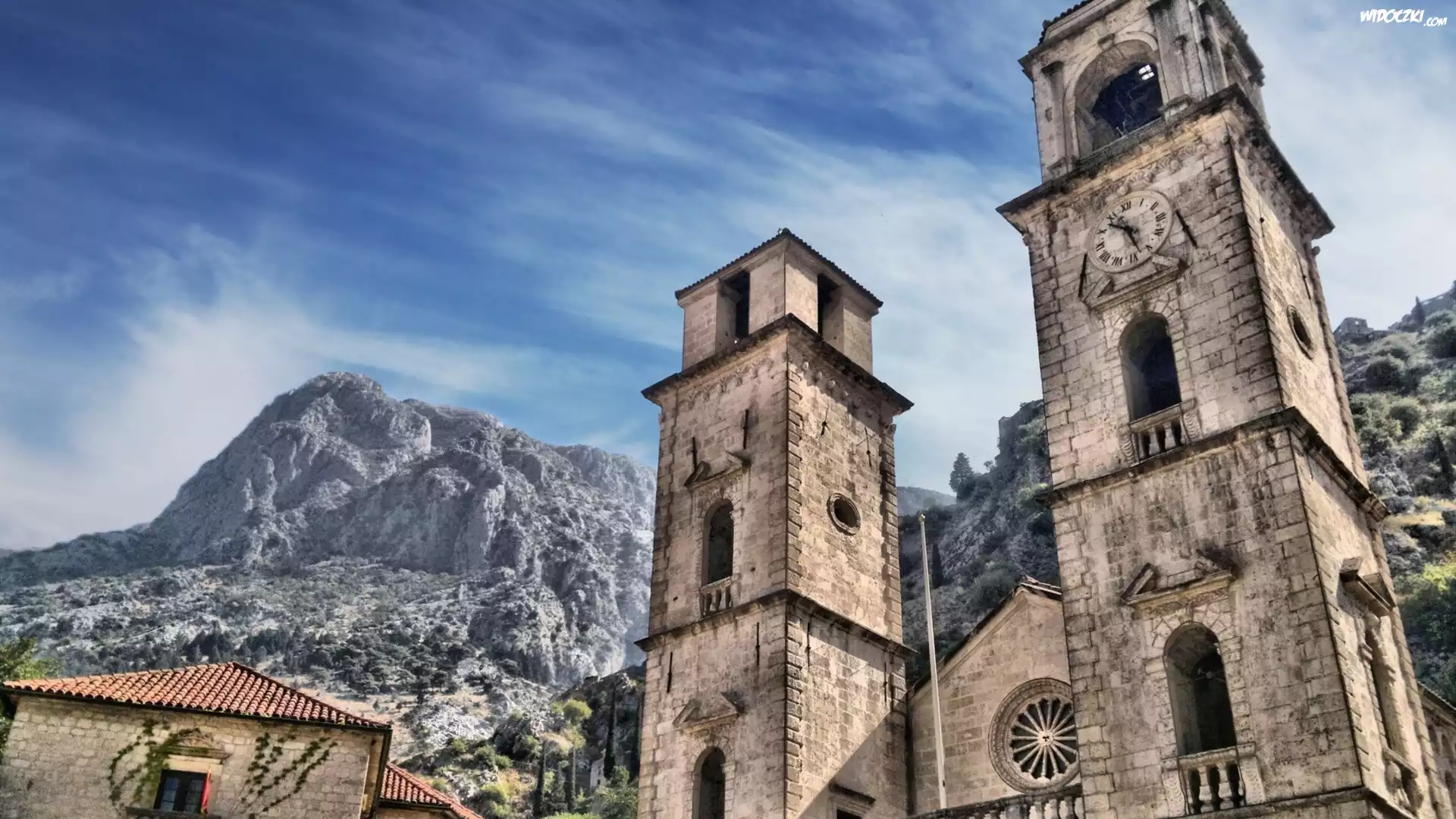 Czarnogóra, Kotor, Pałac, Góry