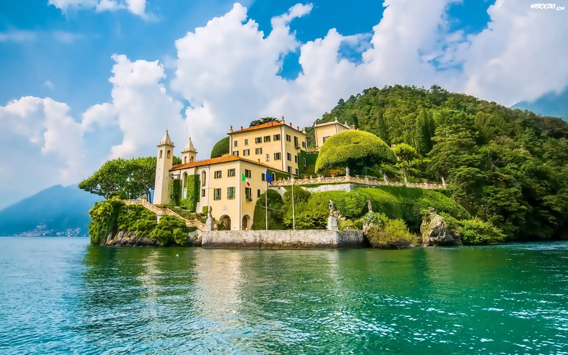 Domy, Jezioro, Lombardia, Wlochy