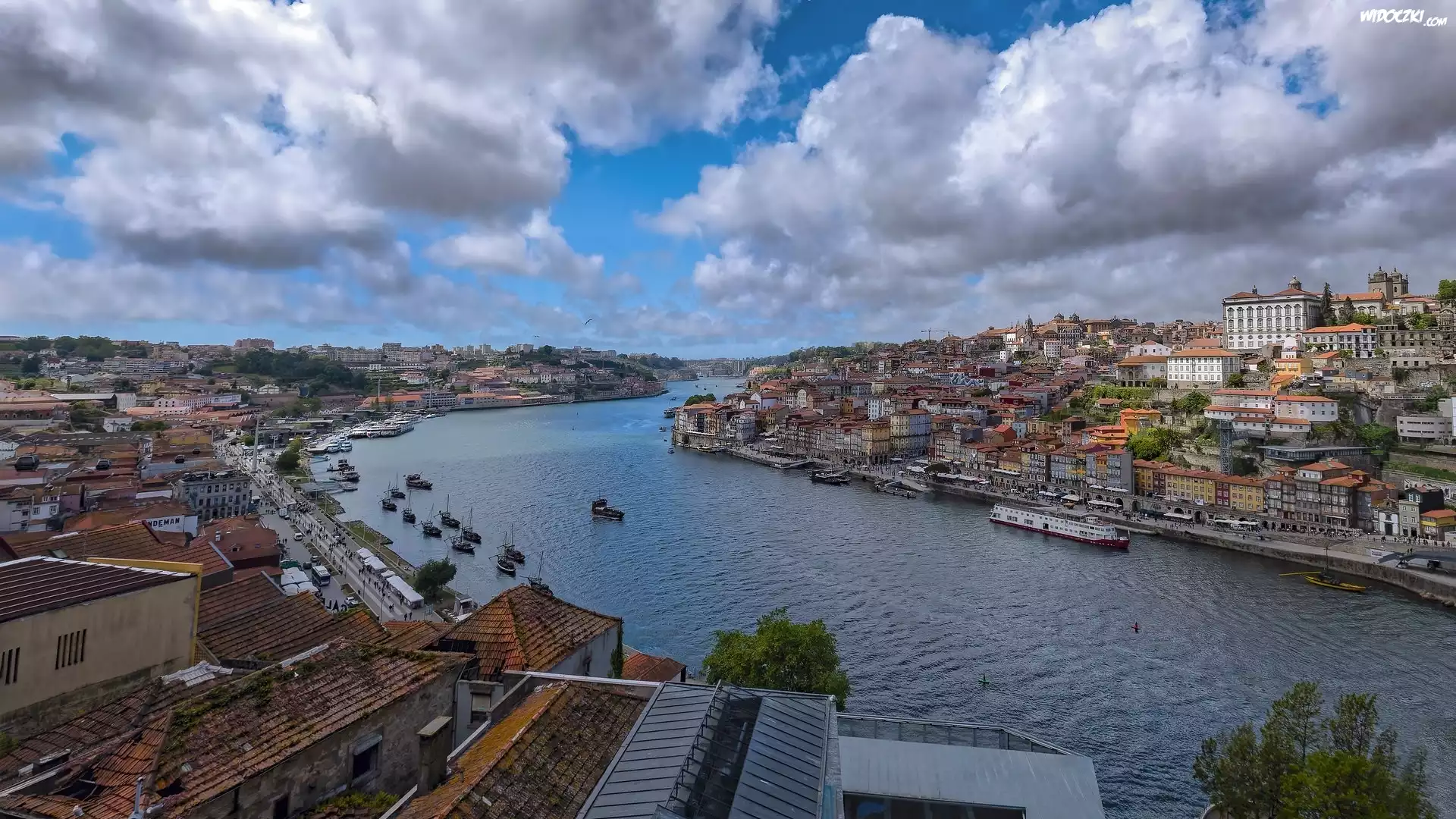 Rzeka Duero, Domy, Porto, Portugalia