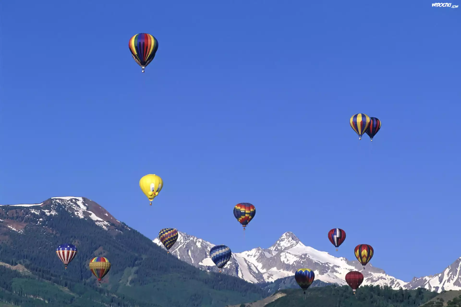 Góry, Balony
