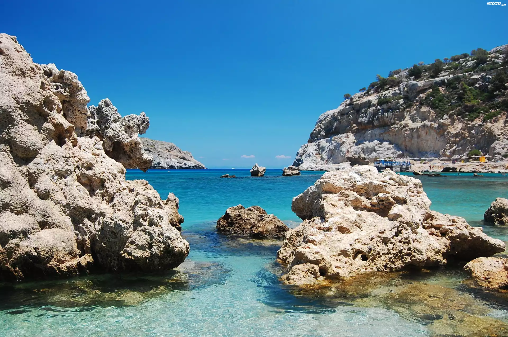 Grecja, Rodos, Anthony Quinn Bay