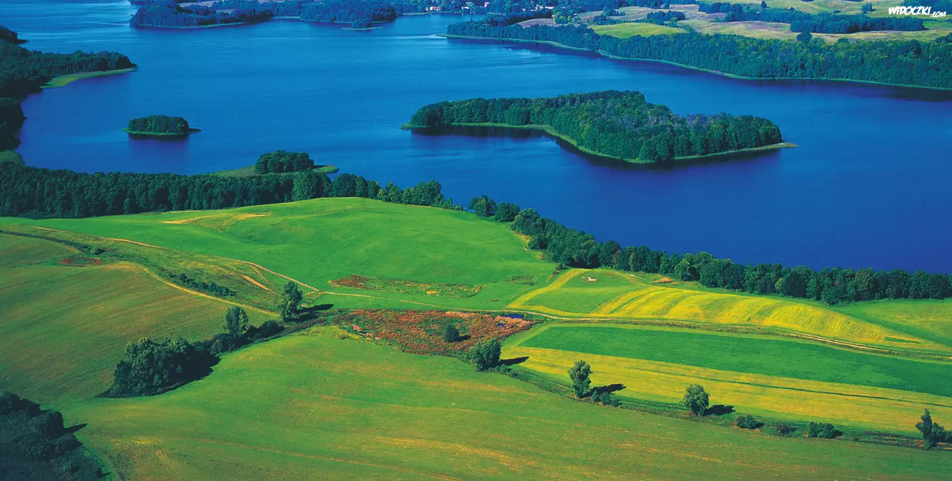 Jezioro, Lasy, Łąki, Mazury