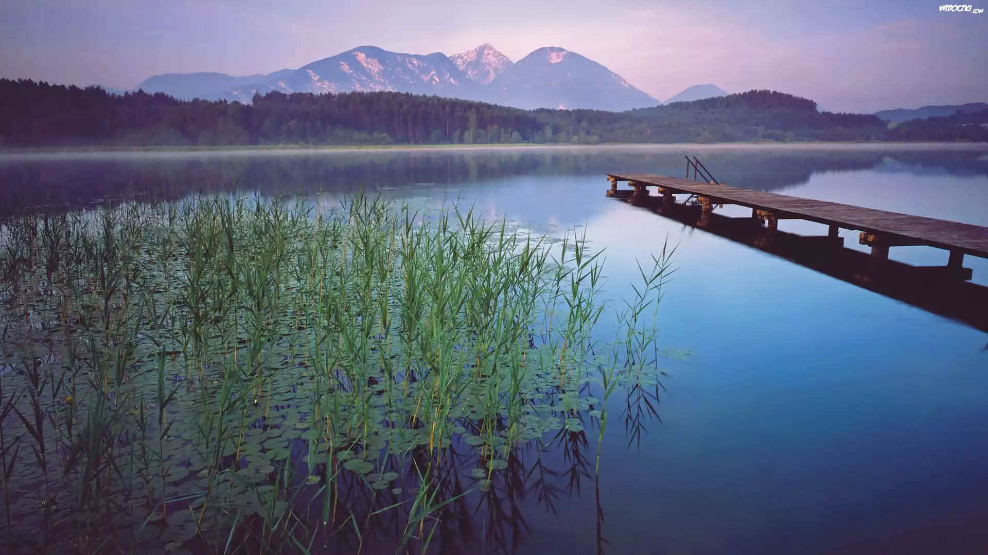 Góry, Jezioro, Pomost