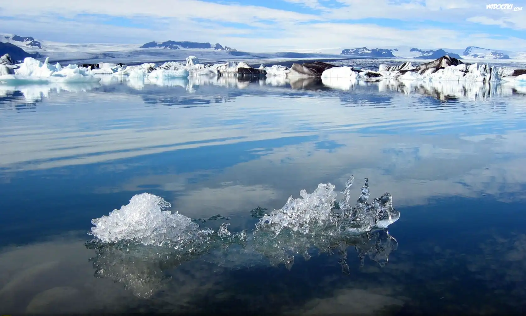 Jezioro, Jokulsarlon, Islandia