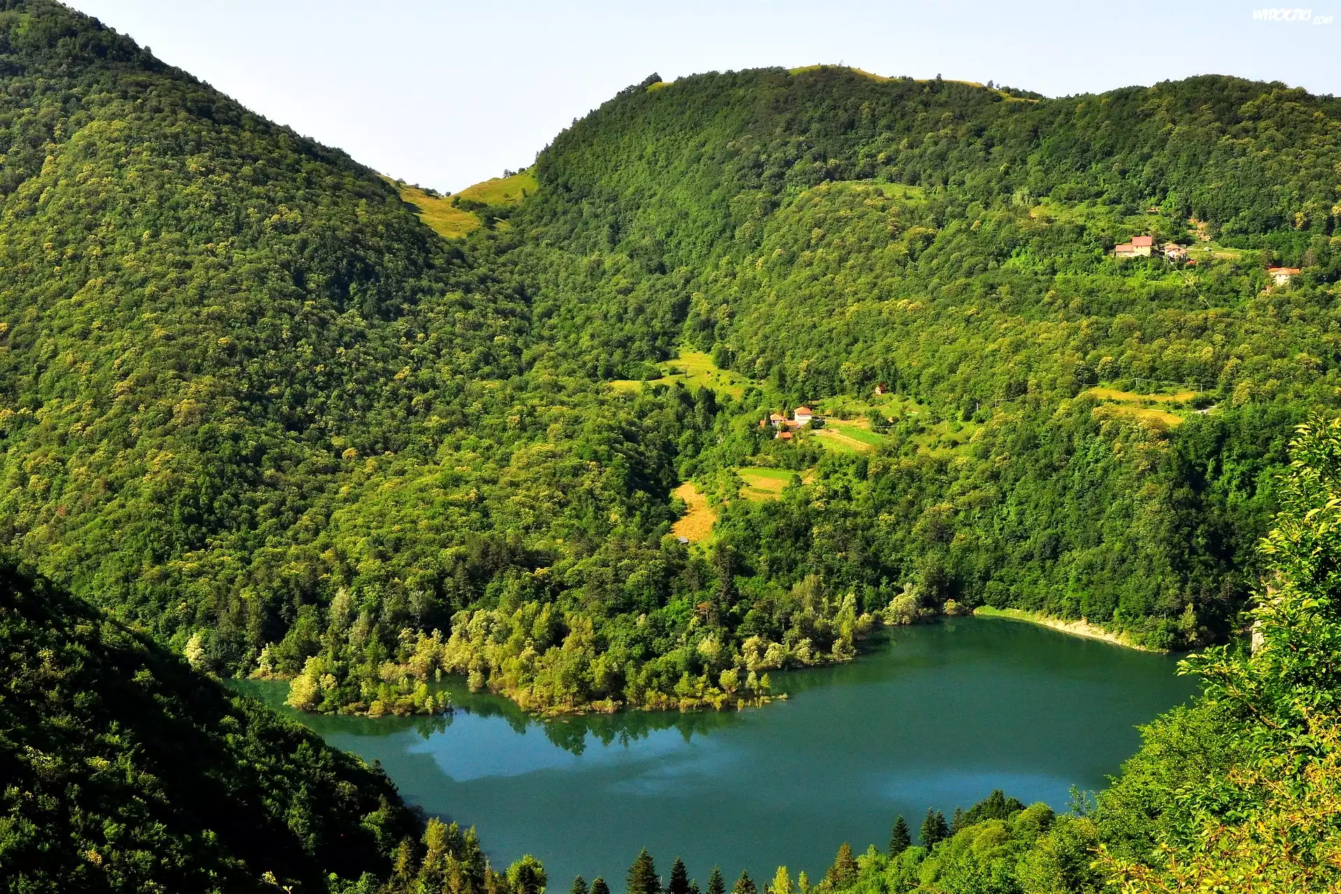 Jezioro, Lasy, Góry