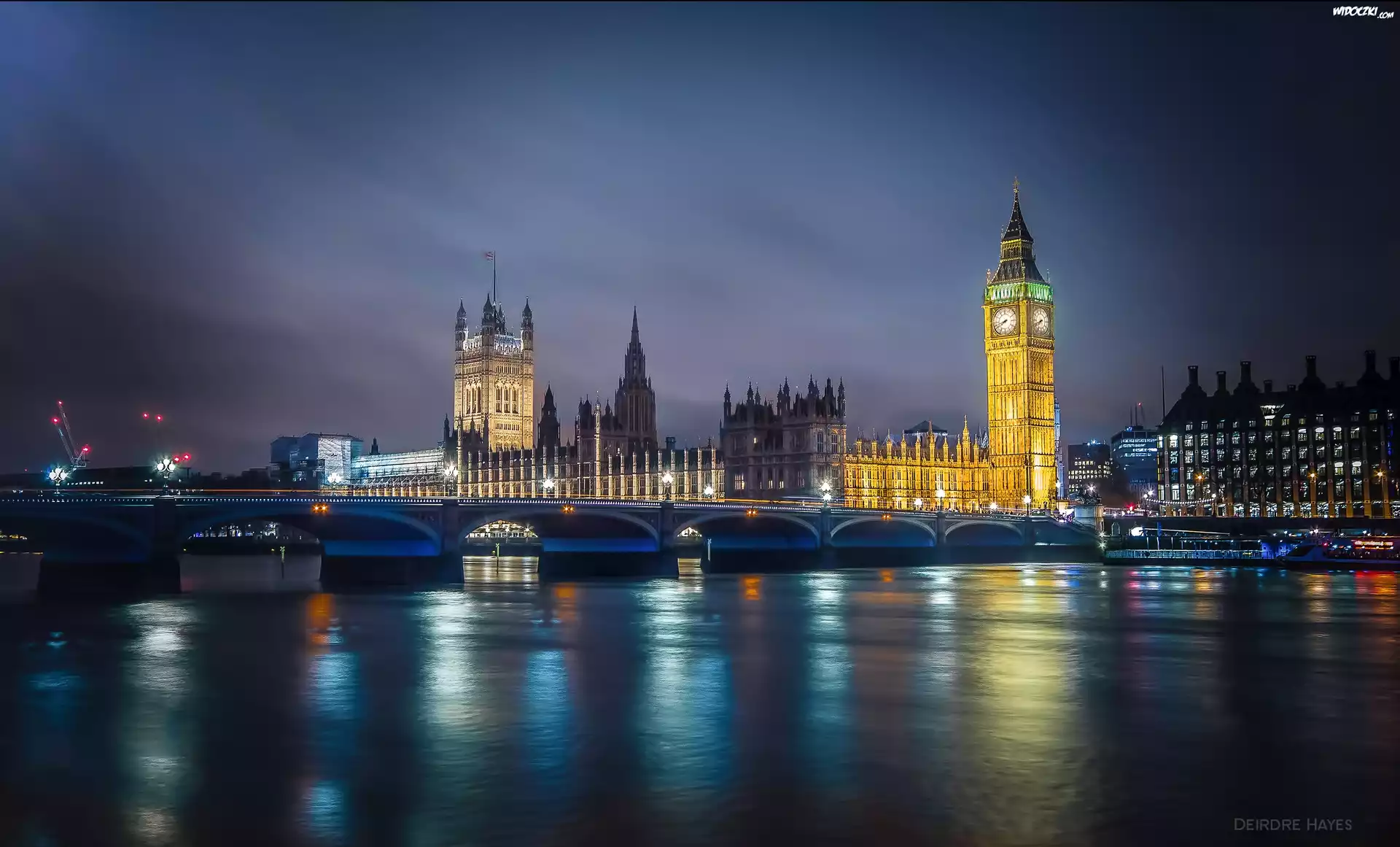 Anglia, Londyn, Westminster, Big Ben, Rzeka Tamiza