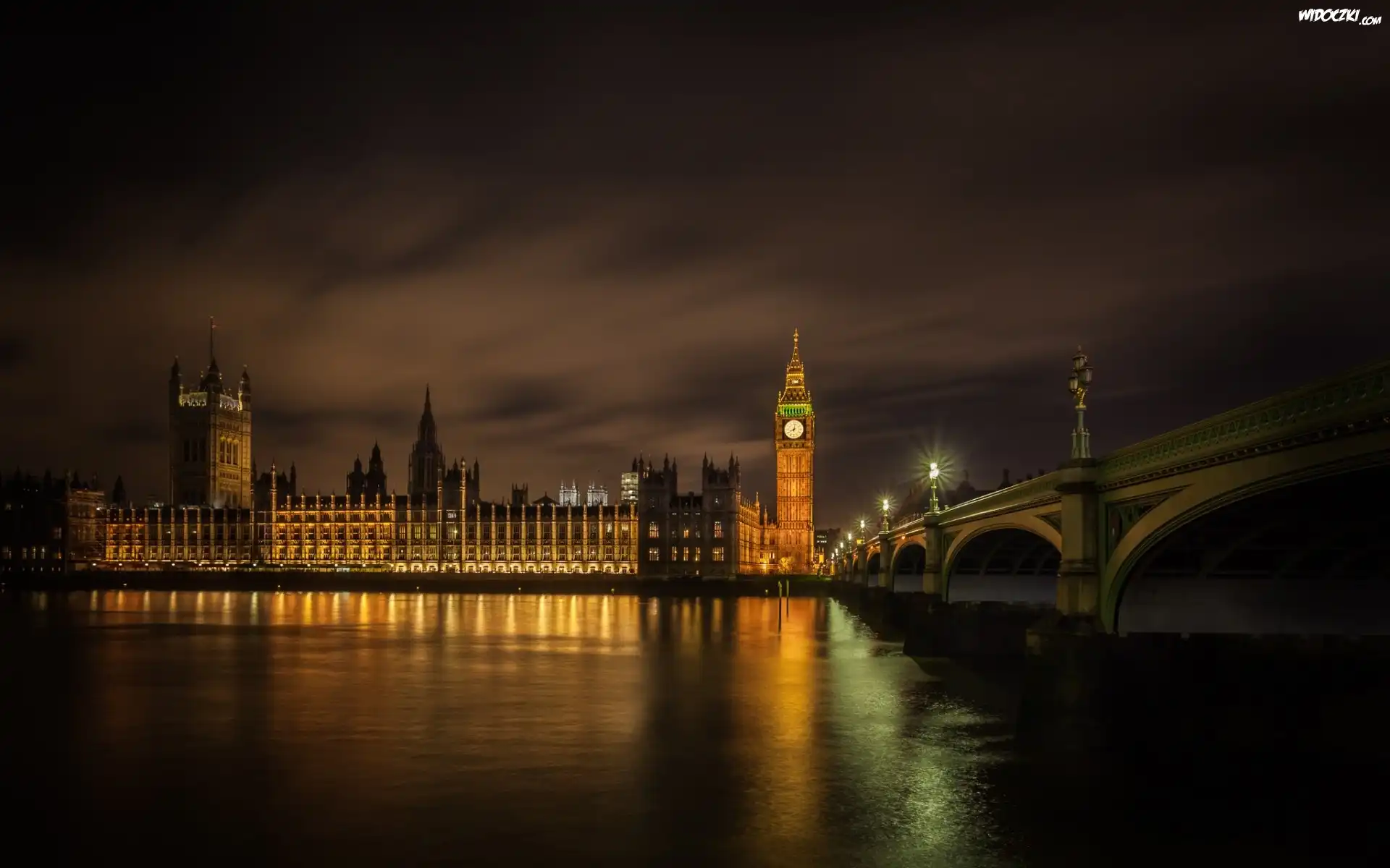 Londyn, Big Ben, NocÄ…