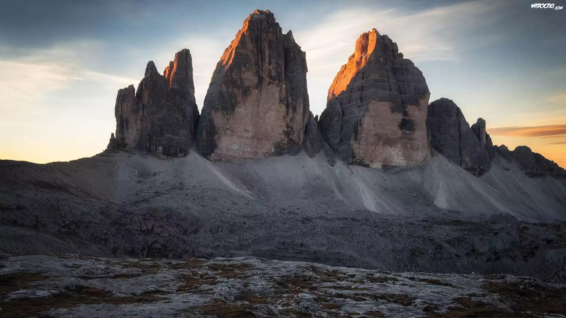 Góry, Masyw, Tre Cime di Lavaredo, Włochy