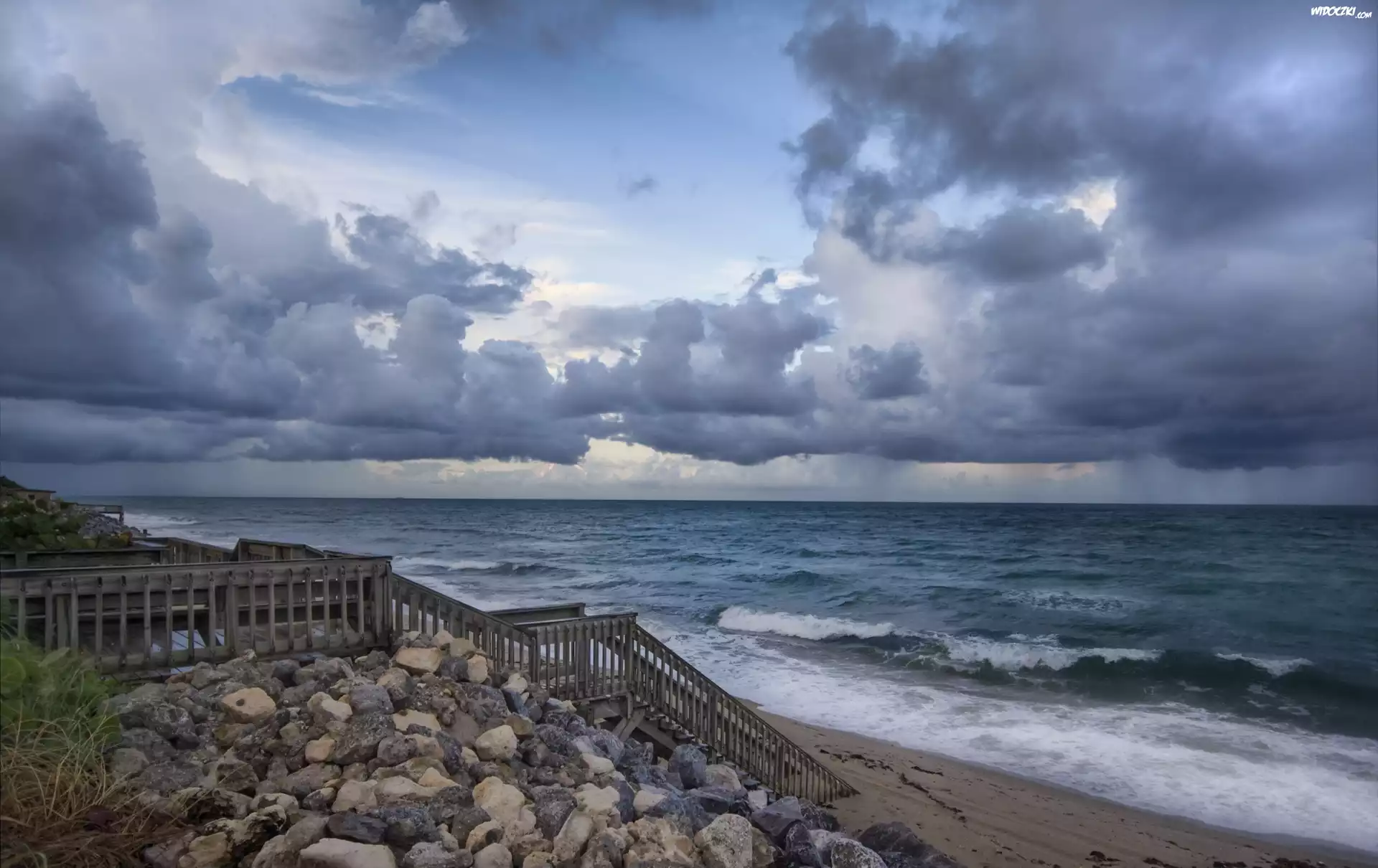 Morze, Palm Beach, Floryda, USA
