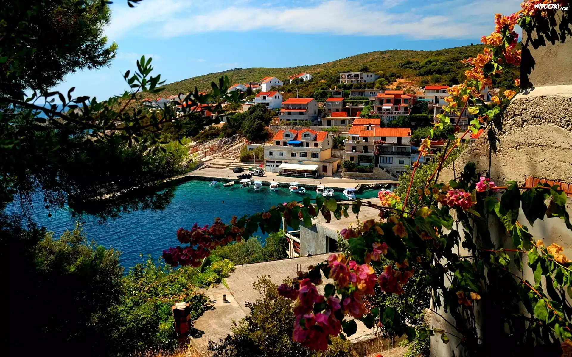 Morze, Zatoka, Wyspa, Korcula, Chorwacja