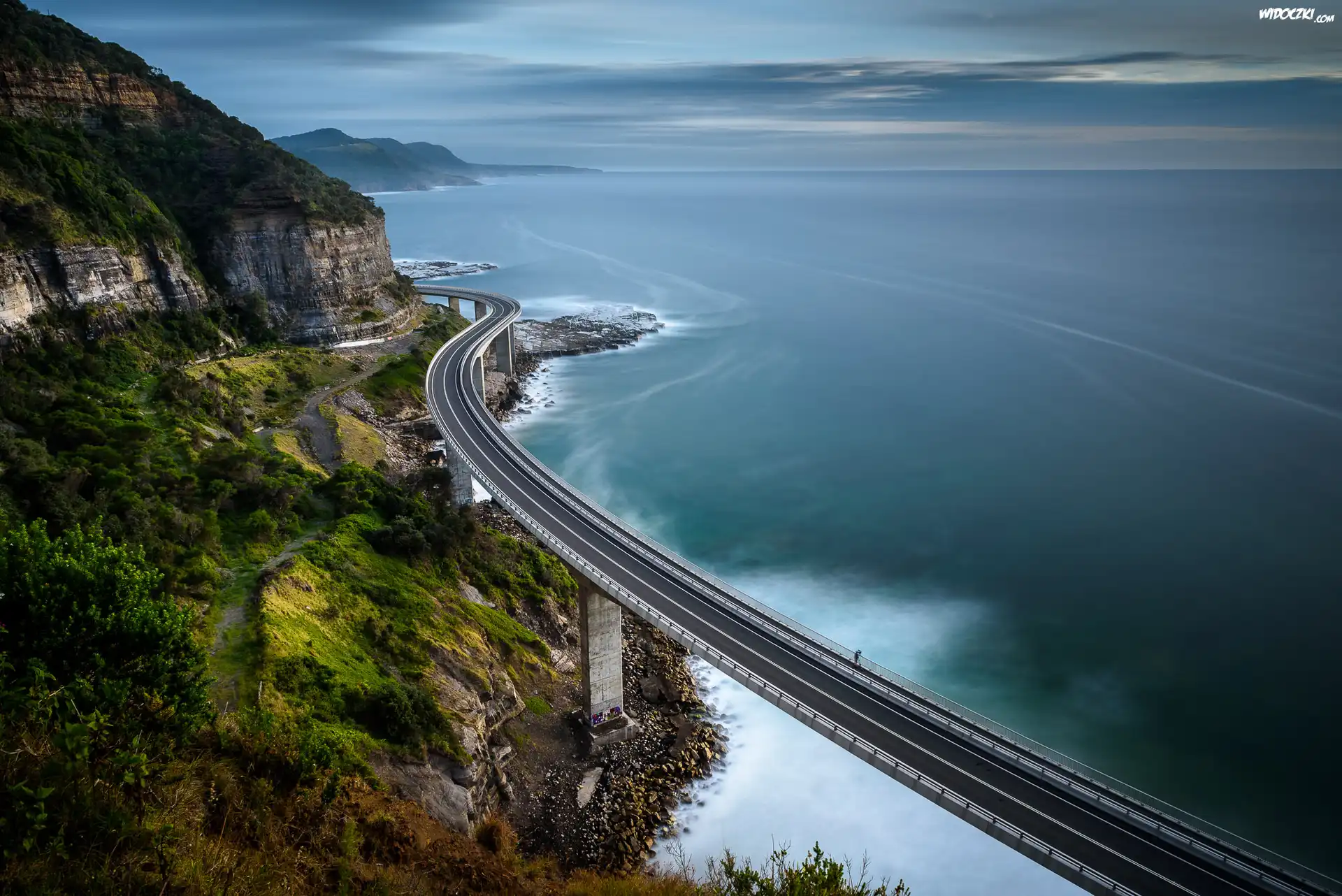 Australia, Nowa Południowa Walia, Most Sea Cliff, Wybrzeże, Góry, Morze
