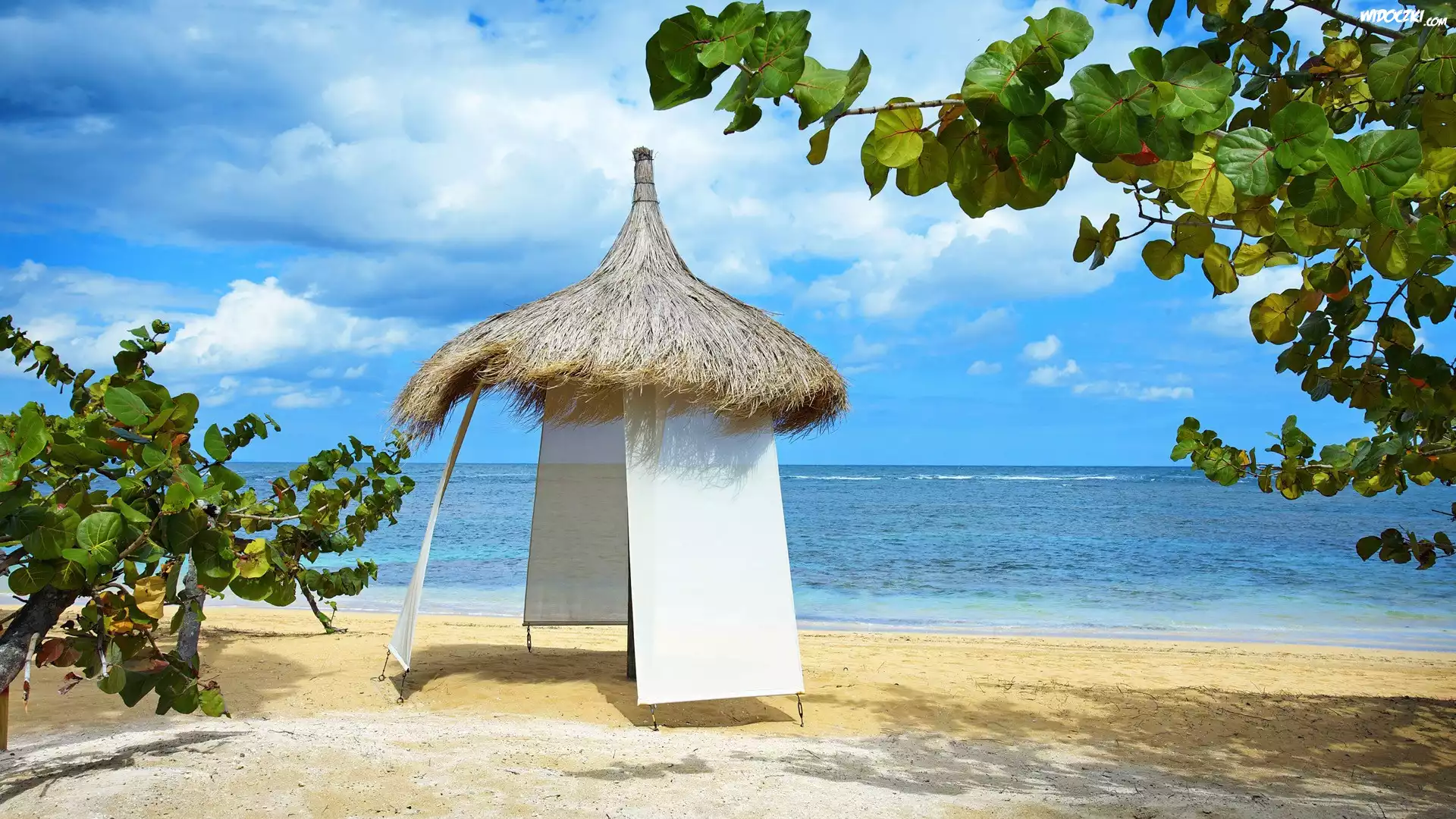 Plaża, Morze, Namiot