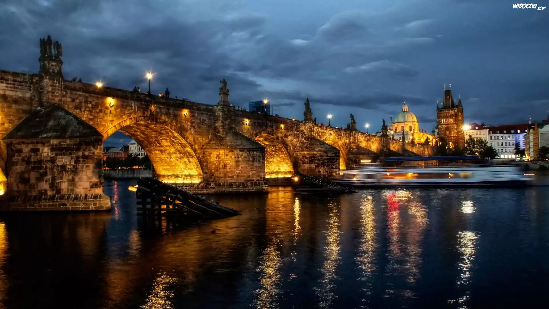 Most, Rzeka, Praga, Czechy