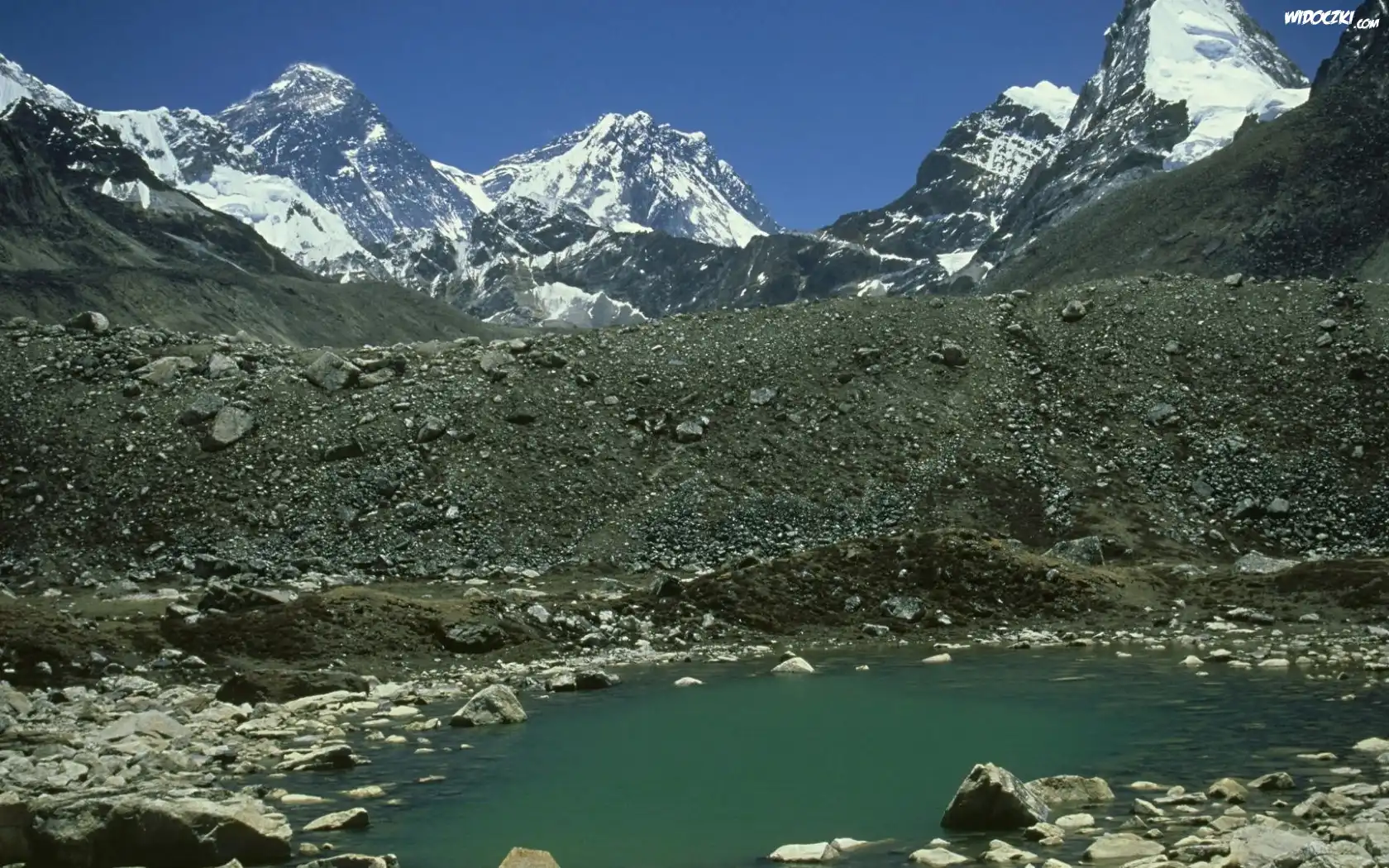 Chiny, Nepal, Mount, Everest, Góry, Sagarmatha, Narodowy, Park
