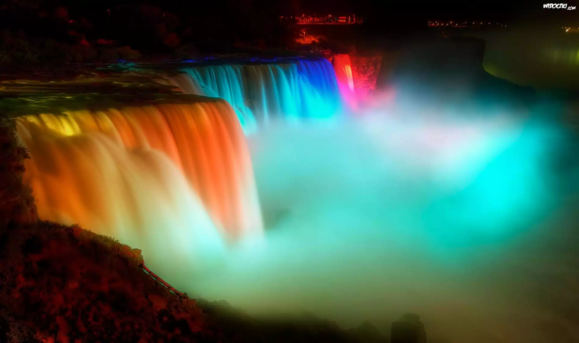Wodospad, Niagara, Iluminacje