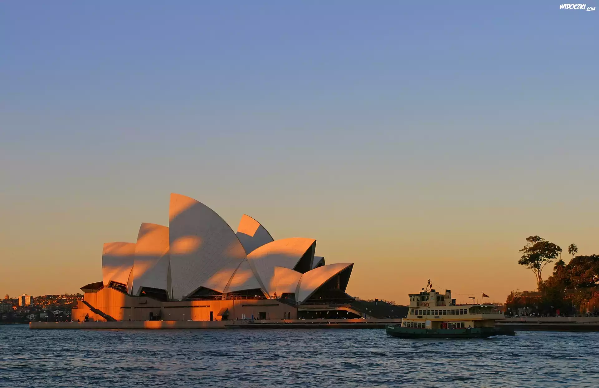 Opera, Sydney, Zachód Słońca, Australia