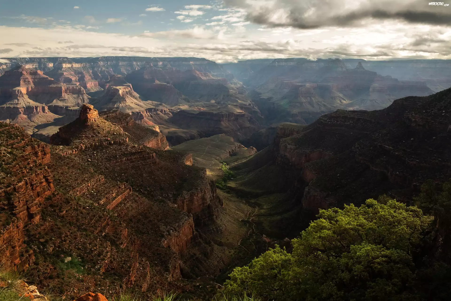 Park Narodowy Wielkiego Kanionu, Wielki Kanion Kolorado, Grand Canyon, Góry, Arizona, Stany Zjednoczone